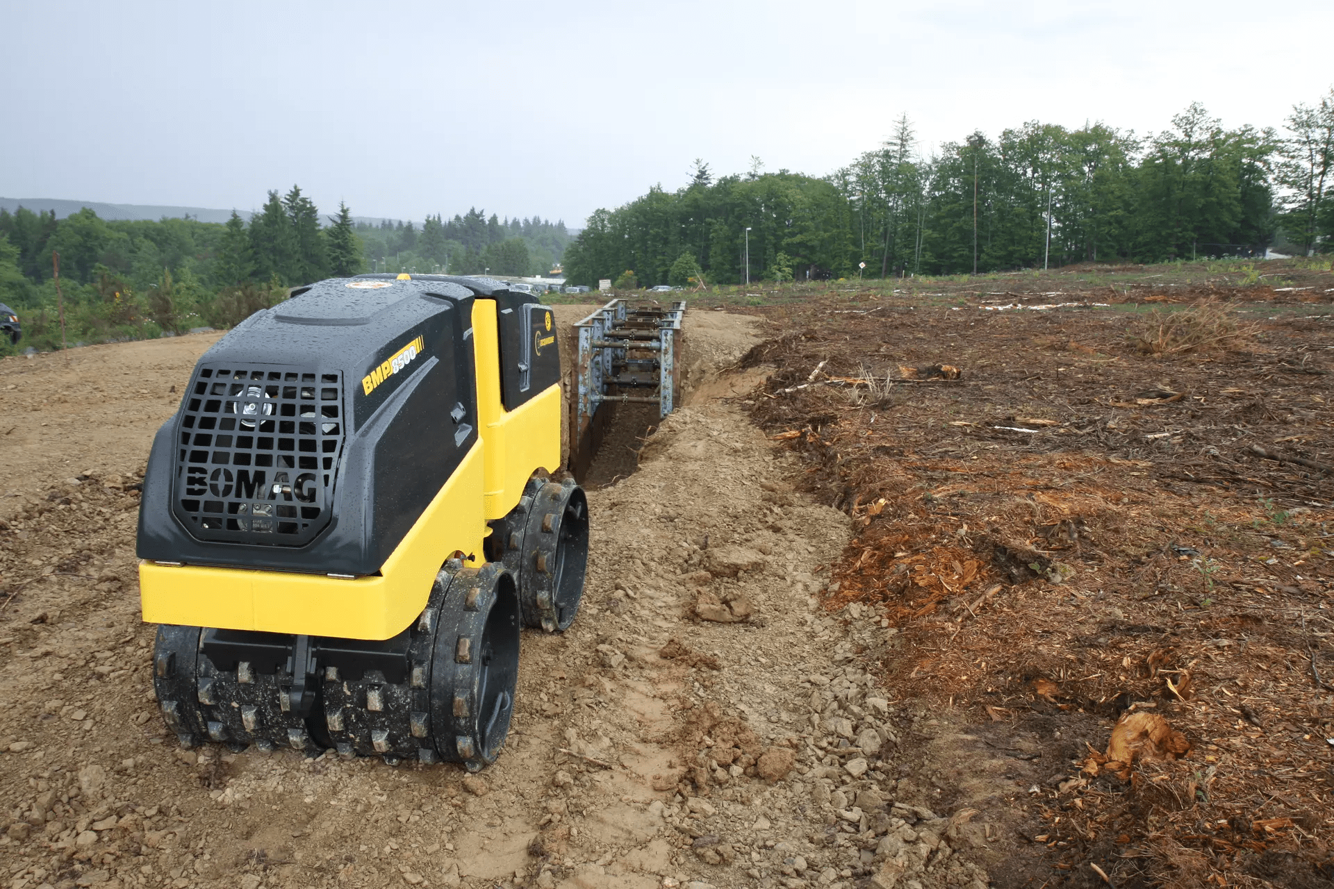 Bomag BMP8500 Remote Trench Compactor