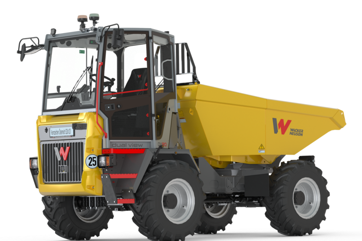 Wacker Neuson 9 Ton dumper Duel View